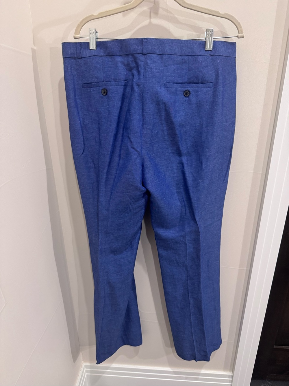 Banana Republic Linen blend Dress Pants in Blue - Picture 3 of 5